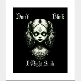 Macabre and Cute Goth Doll Posters and Art